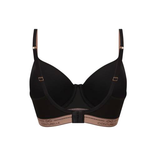 Conturelle 806825 reggiseno spacer con ferretto IDEALIST nero, posteriore